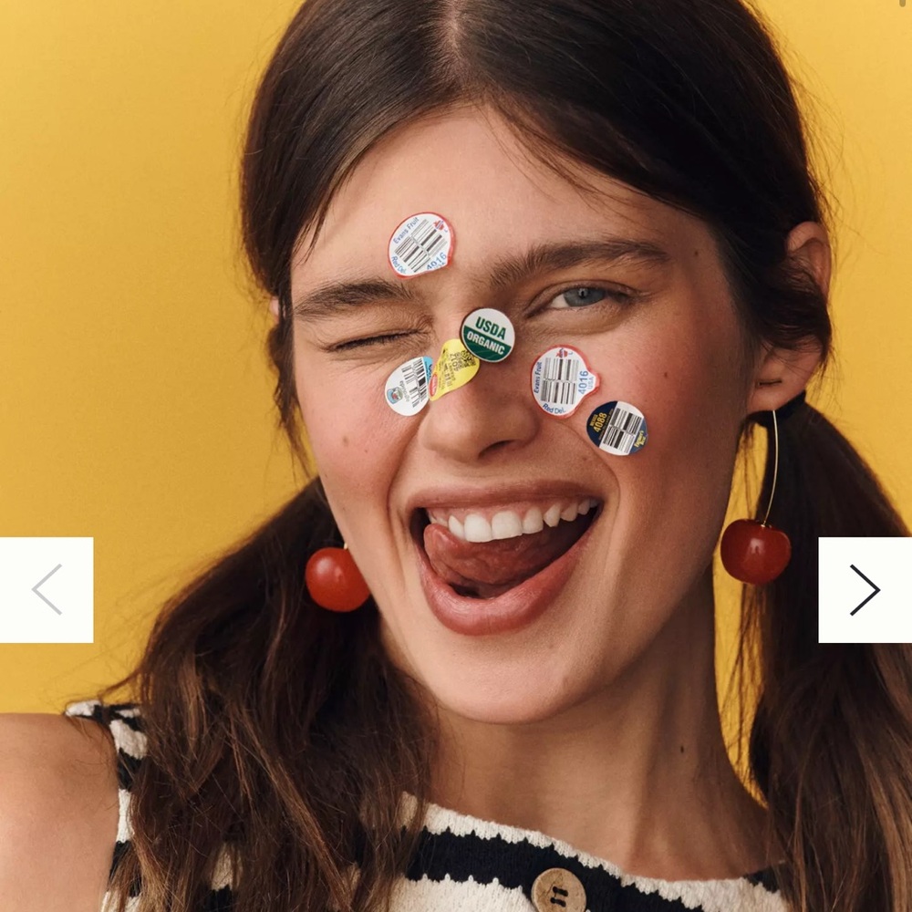 NWT Anthropologie Cherry Drop Earrings